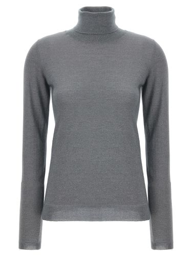 Lurex Turtleneck Sweater - Brunello Cucinelli - Modalova