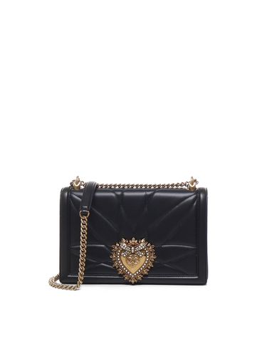 Devotion Bag In Quilted Calfskin - Dolce & Gabbana - Modalova