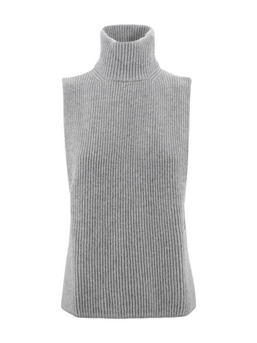 High Neck Sleeveless Vest - Max Mara Studio - Modalova