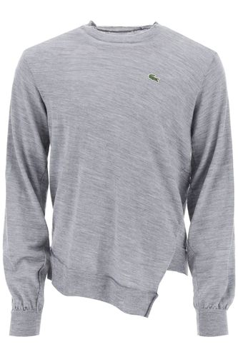 X Lacoste Bias-cut Sweater - Comme des Garçons Shirt - Modalova