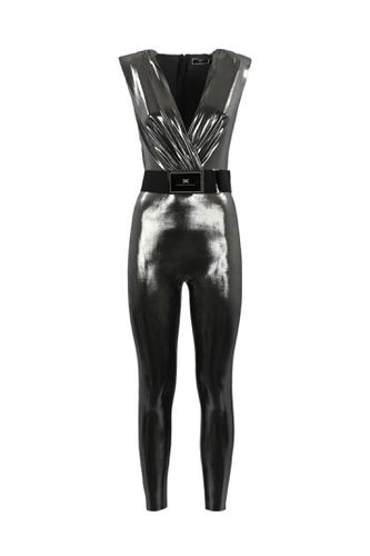 Laminated Jersey Tracksuit - Elisabetta Franchi - Modalova