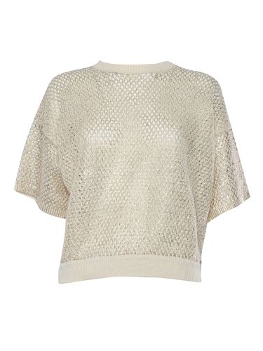Peserico Gold Tricot Sweater - Peserico - Modalova