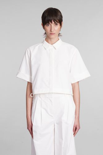Simkhai Ryett Shirt In White Cotton - Simkhai - Modalova