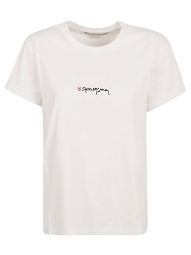 Iconic Smc Embroidery T-shirt - Stella McCartney - Modalova