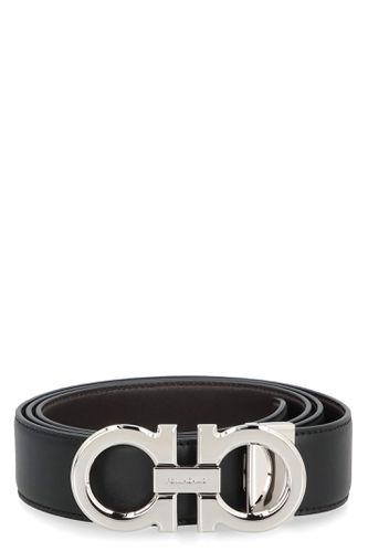 Gancini Reversible Leather Belt - Ferragamo - Modalova