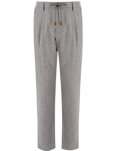 Eleventy Laced Buttoned Trousers - Eleventy - Modalova