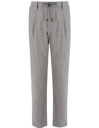 Eleventy Laced Buttoned Trousers - Eleventy - Modalova