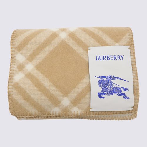 Burberry Yellow Wool Check Scarf - Burberry - Modalova