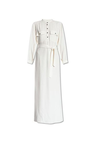A. P.C. Marla Crinkled Belted Maxi Shirt Dress - A.P.C. - Modalova