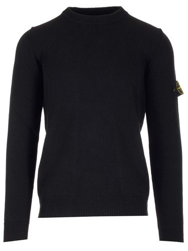 Wool Knit Crew-neck Sweater Sweater - Stone Island - Modalova