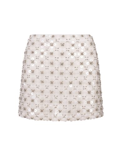 Full Sequins Ginny Mini Skirt - Parosh - Modalova