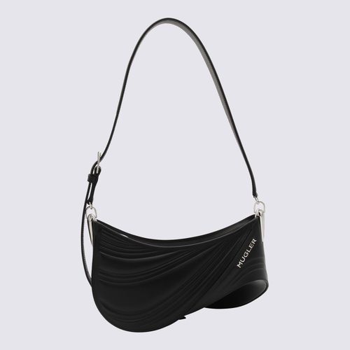 Leather Curve Shoulder Bag - Mugler - Modalova