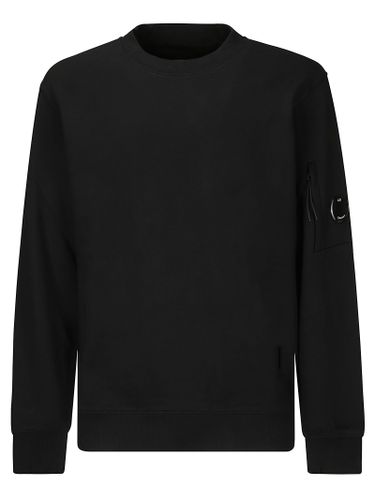 C. P. Company Diagonal Raised Fleece Crew Neck Lens Sweatshirt - C.P. Company - Modalova