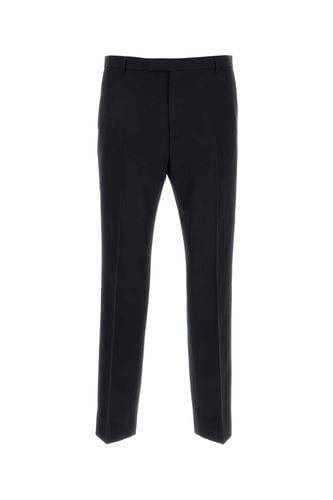 Gucci Navy Blue Wool Pant - Gucci - Modalova