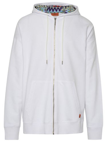 Zip-up Logo Detailed Drawstring Hoodie - Missoni - Modalova