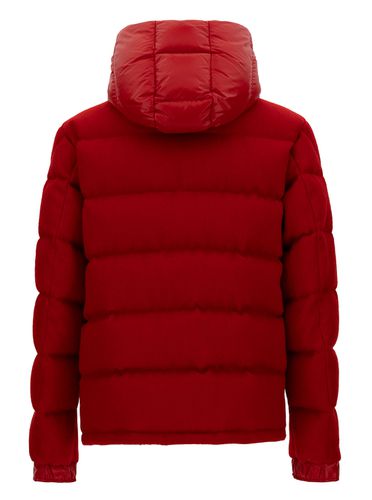 Winnipeg Down Jacket With Logo Patch - Moncler - Modalova