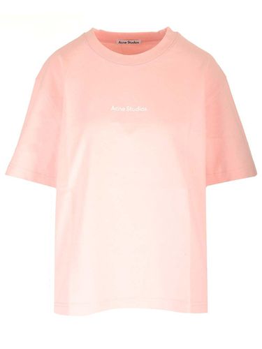 Logo Printed Crewneck T-shirt - Acne Studios - Modalova