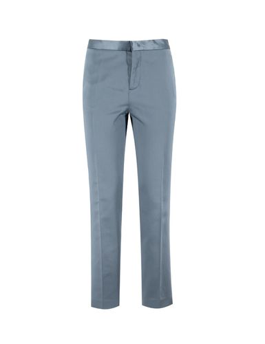 Linen Viscose Cloth Regular Trousers - Fabiana Filippi - Modalova