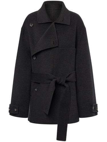 Wool Double-breasted Coat - Philosophy di Lorenzo Serafini - Modalova