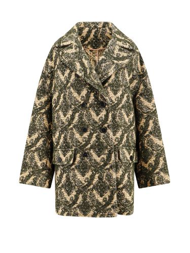 Jacquard Bouclé Double-breasted Jacket - Etro - Modalova