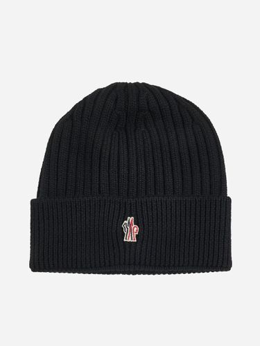 Moncler Logo Wool Beanie - Moncler - Modalova