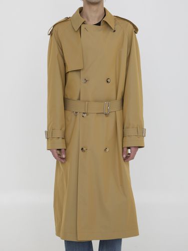 Burberry Gabardine Long Trench Coat - Burberry - Modalova