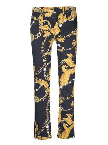 Chain Couture Printed Skinny Jeans - Versace Jeans Couture - Modalova