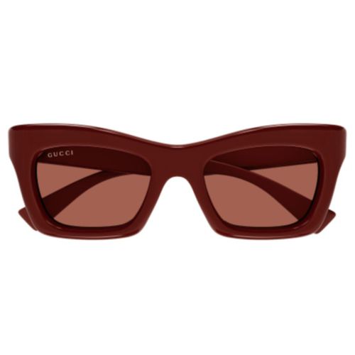 Gg1773s003 Burgundy Burgundy Bro - Gucci Eyewear - Modalova