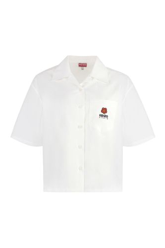 Kenzo Short Sleeve Cotton Shirt - Kenzo - Modalova