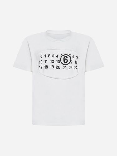 Logo Cotton T-shirt - MM6 Maison Margiela - Modalova