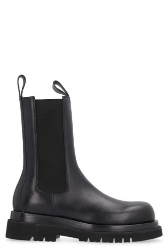 Bottega Veneta Lug Leather Boots - Bottega Veneta - Modalova