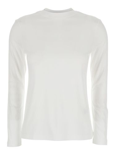 Crewneck T-shirt In Cotton Blend Woman - Eleventy - Modalova