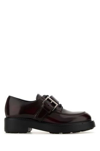 Grape Leather Diapason Lace-up Shoes - Prada - Modalova