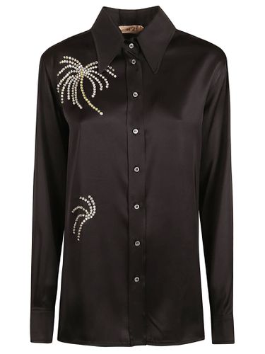 N.21 Embellished Long-sleeved Shirt - N.21 - Modalova