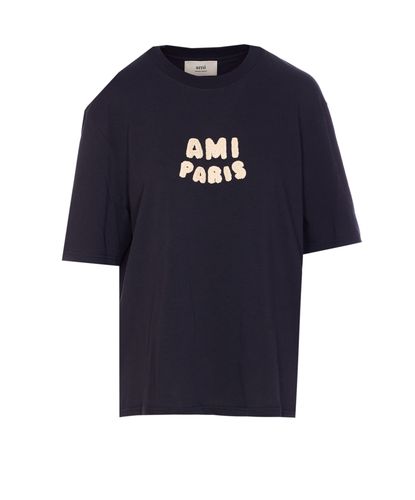 Ami Paris Patch T-shirt - Ami Alexandre Mattiussi - Modalova