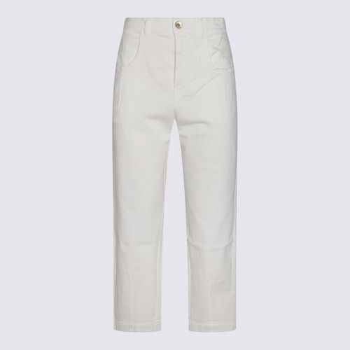 Eleventy White Cotton Denim Jeans - Eleventy - Modalova