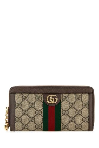 Gg Supreme Fabric Ophidia Wallet - Gucci - Modalova
