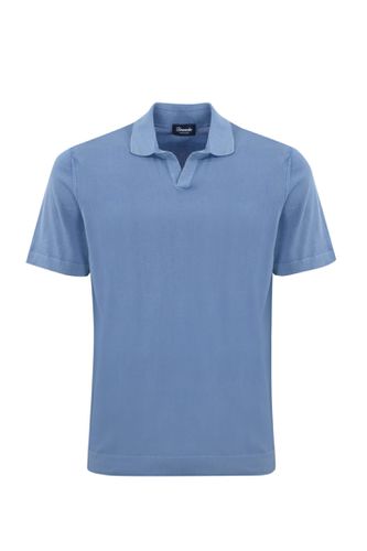 Drumohr Cotton Polo Shirt - Drumohr - Modalova