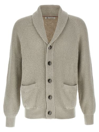 Brunello Cucinelli Shawl Cardigan - Brunello Cucinelli - Modalova