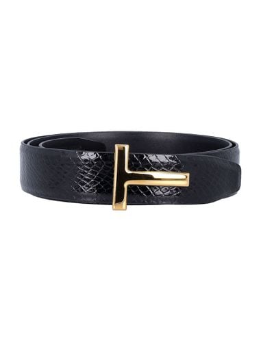 Tom Ford Printed Snake Belt - Tom Ford - Modalova