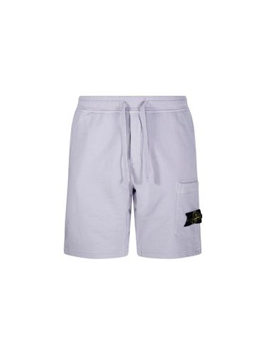 Compass Patch Drawstring Shorts - Stone Island - Modalova