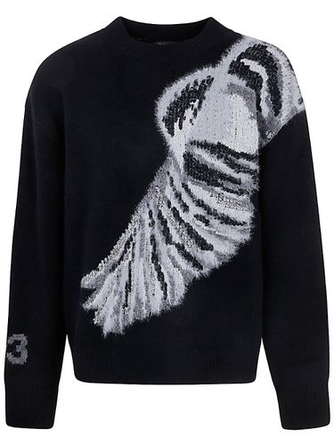 Y-3 Gfx Knit Crew Neck - Y-3 - Modalova