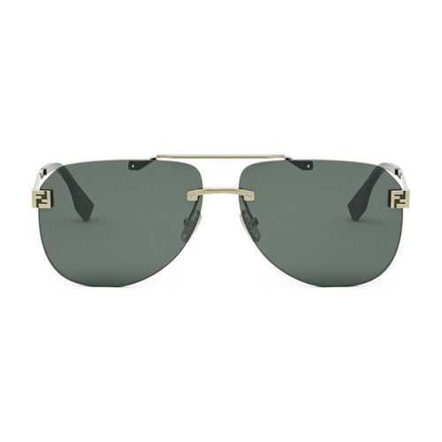 Fe40115u Fendy Sky 32n Gold Sunglasses - Fendi Eyewear - Modalova