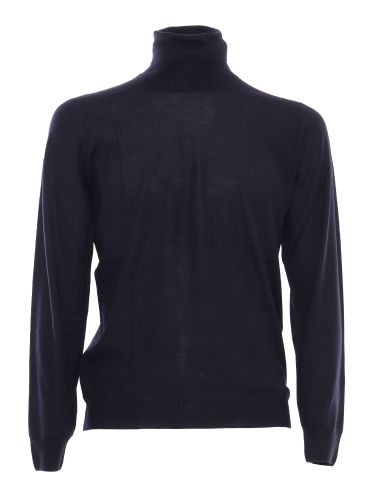 Turtle Neck L/s Knitted Sweater Man - Fedeli - Modalova