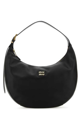 Miu Miu Black Leather Shoulder Bag - Miu Miu - Modalova