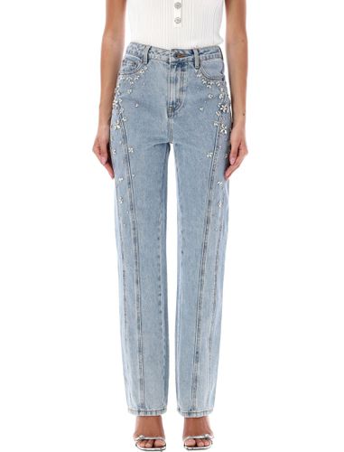 Crystal Embellished Denim - self-portrait - Modalova