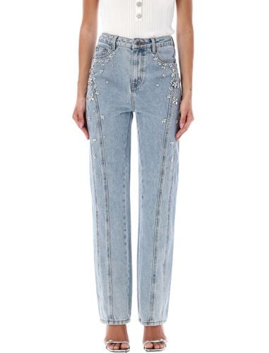 Crystal Embellished Denim - self-portrait - Modalova