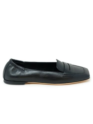 Agl Black Leather Loafer Softy - AGL - Modalova
