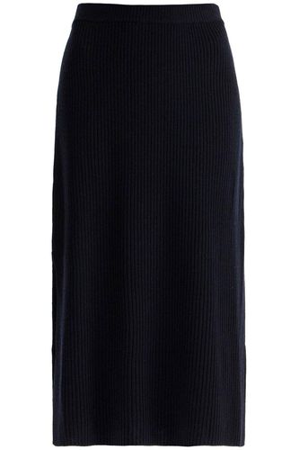 A. P.C. Side-slit Ribbed-knit Skirt - A.P.C. - Modalova