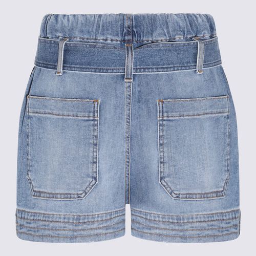 Denim Cotton Shorts - Stella McCartney - Modalova